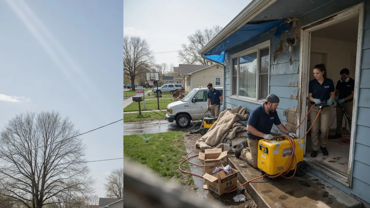 Basement Flood Cleanup in Garrison, ND near me
